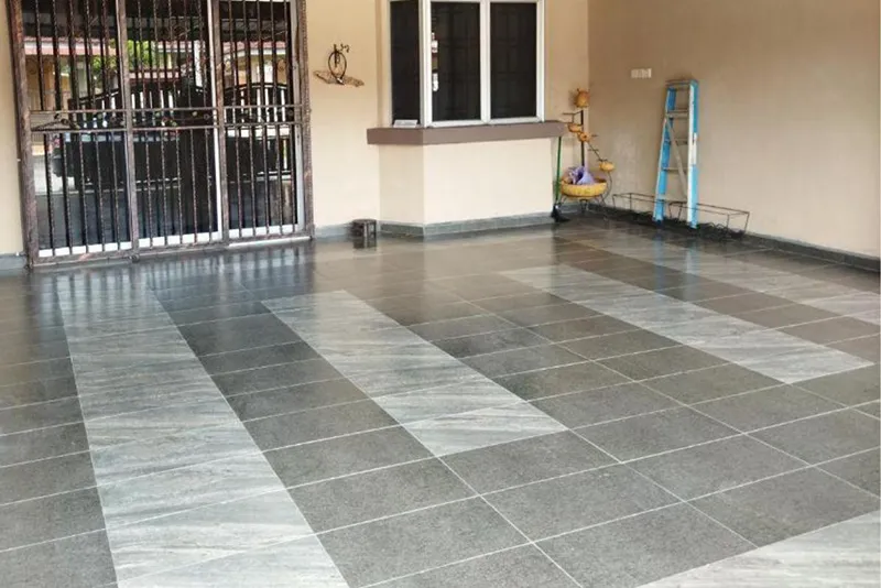 انتخاب هوشمندانه سرامیک پرسلان برای کف پارکینگ ایمن و شیک