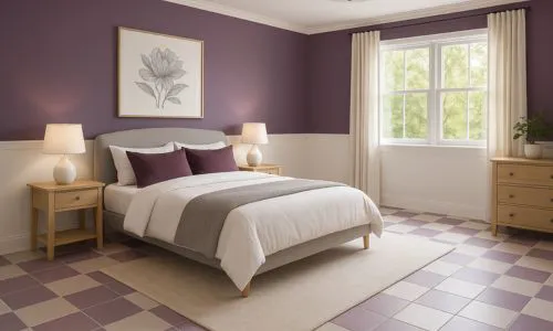 ترکیب سرامیک بنفش و سفید