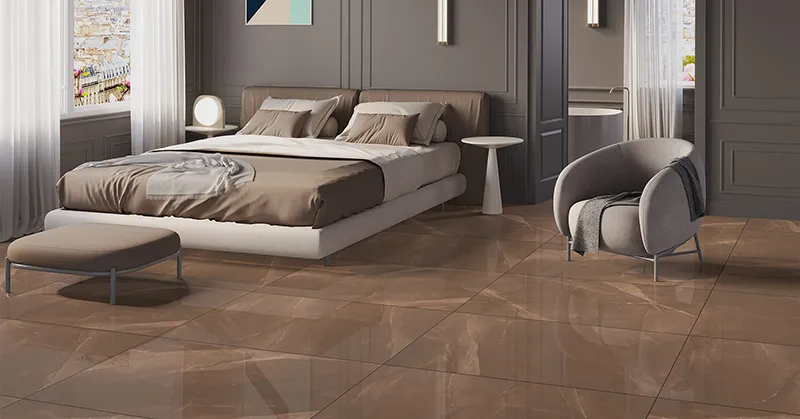 سرامیک پرسلان لعاب دار برای اتاق خواب