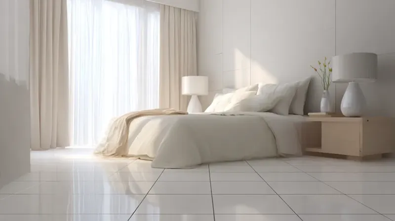 سرامیک سفید برای اتاق خواب