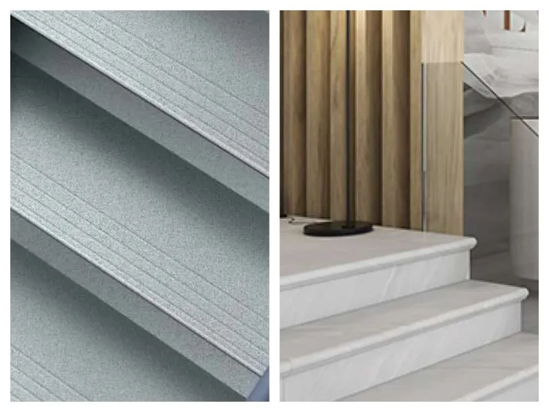 کدام گزینه برای راه پله مناسب تر است: سرامیک یا سنگ