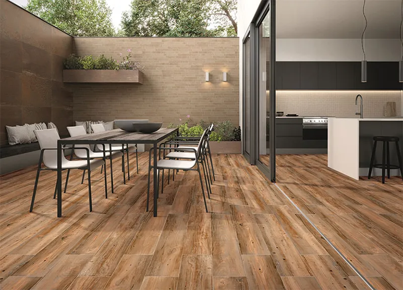 سرامیک طرح چوب برای بالکن