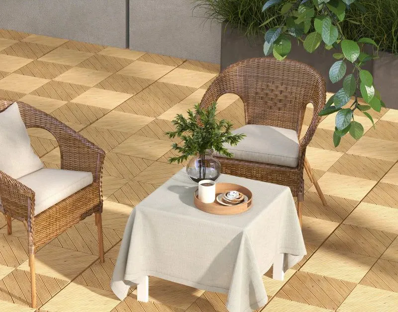 سرامیک زرد خردلی برای تراس