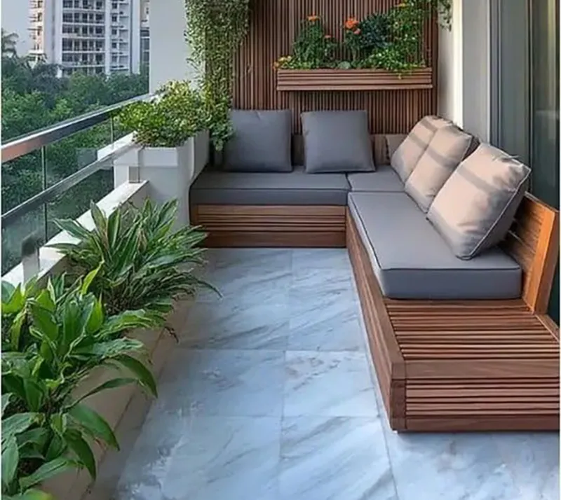 بهترین رنگ سرامیک برای تراس