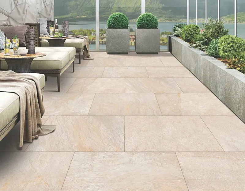 سرامیک طرح تراورتن برای تراس