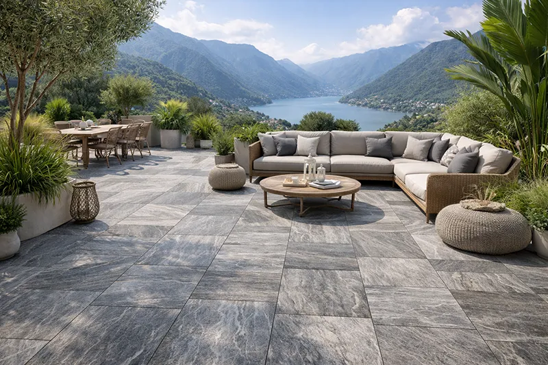 سرامیک طرح سنگ والس برای تراس