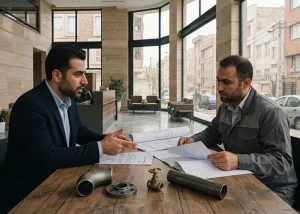 تهاتر لوله و اتصالات گاز با ملک